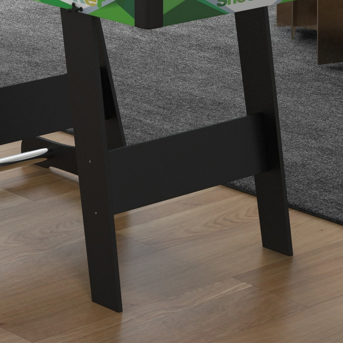 PawHut Wooden Pet Seesaw for Big Dogs with Anti-Slip Surface, Black