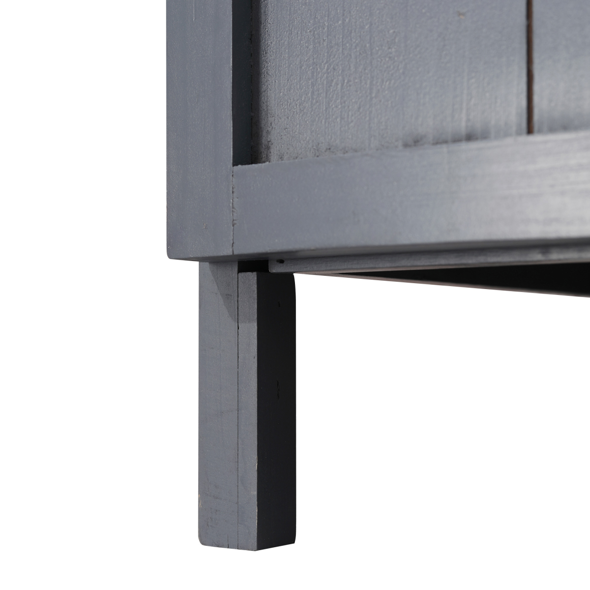Garden Storage Cabinet, Potting Bench Table Galvanized Grey