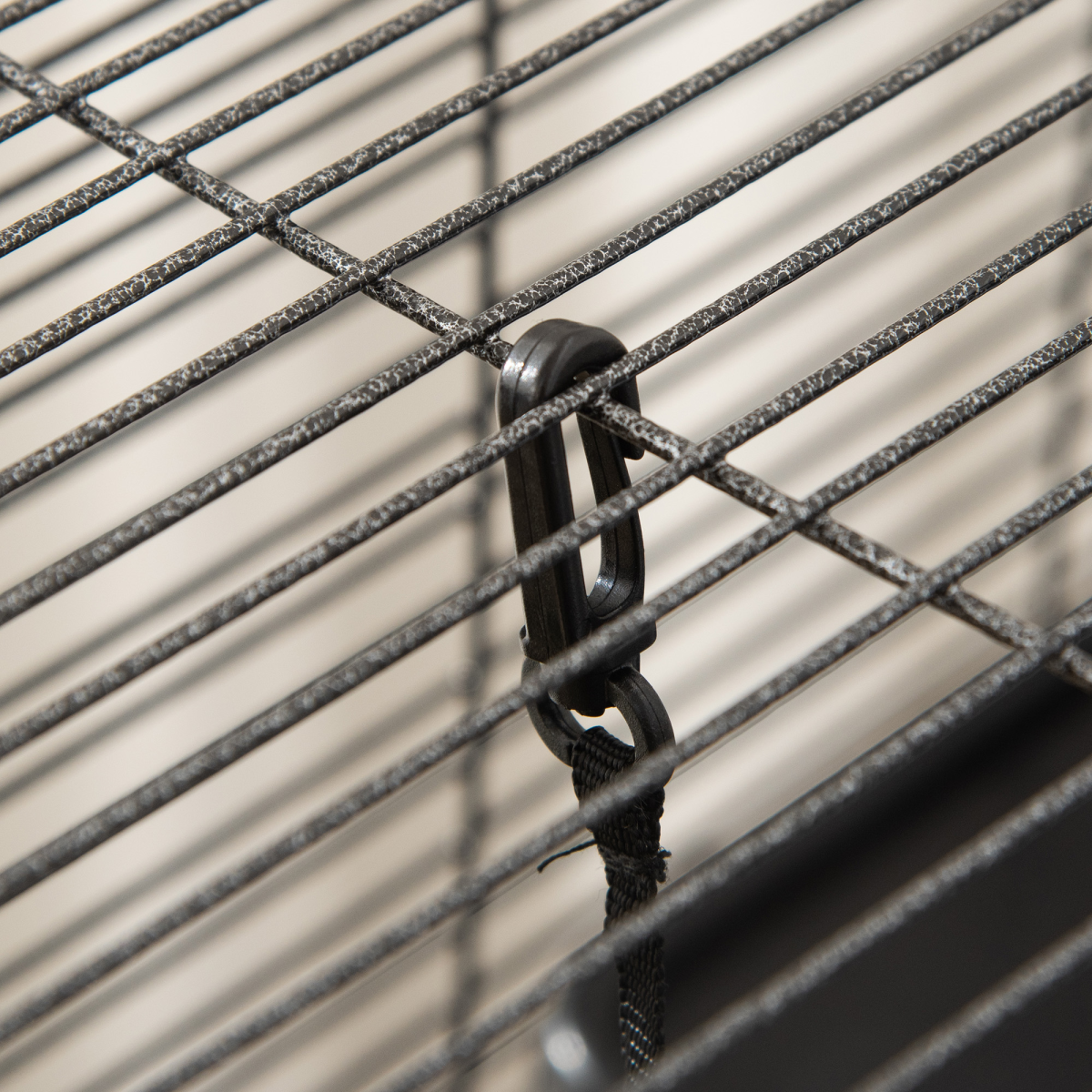 Rolling Small Animal Cage for Chinchillas Ferrets Kittens w/ Platform Ramp Tray