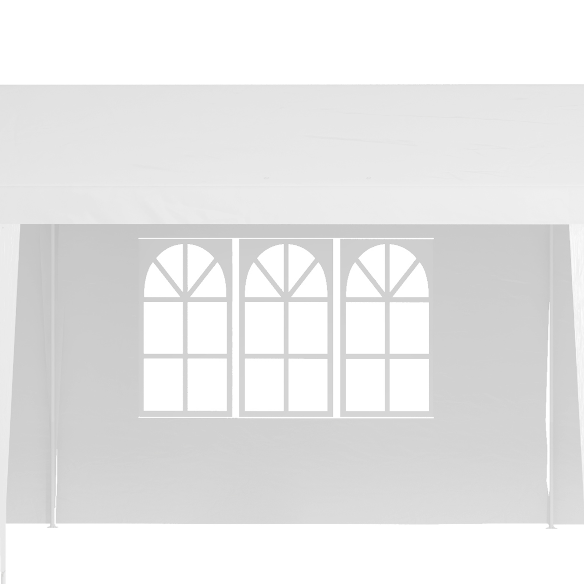 9m x 3m Outdoor Garden Gazebo Wedding Party Tent Canopy Marquee White