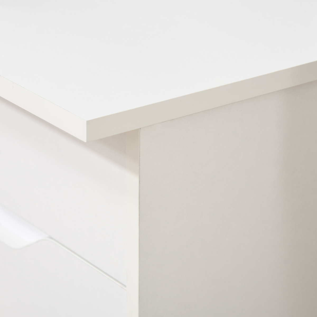 Computer ,Workstation White w/ Drawers Home Office