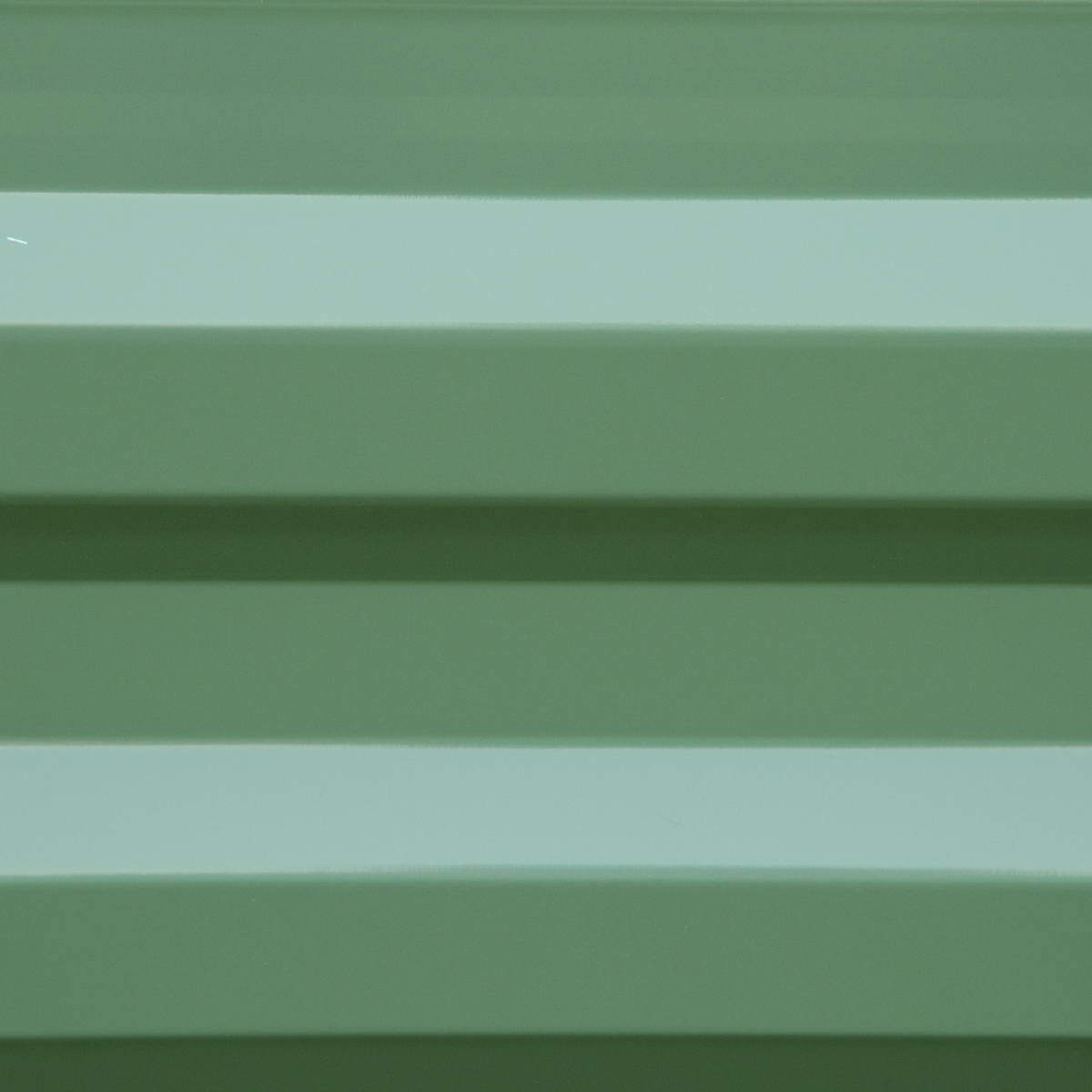 Outsunny Set of 2 Raised Garden Bed Galvanised Planter Box Easy Setup Green
