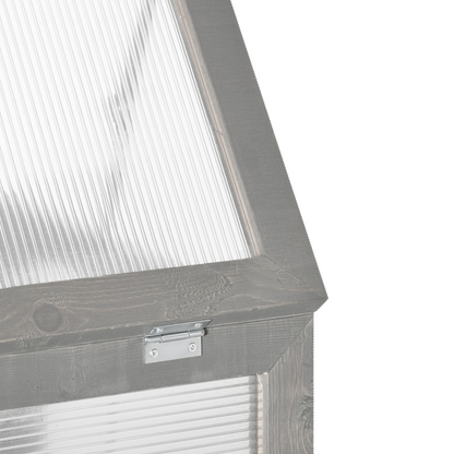 3-tier Wood Greenhouse Plant Storage Shelf Garden Cold Frame Grow House