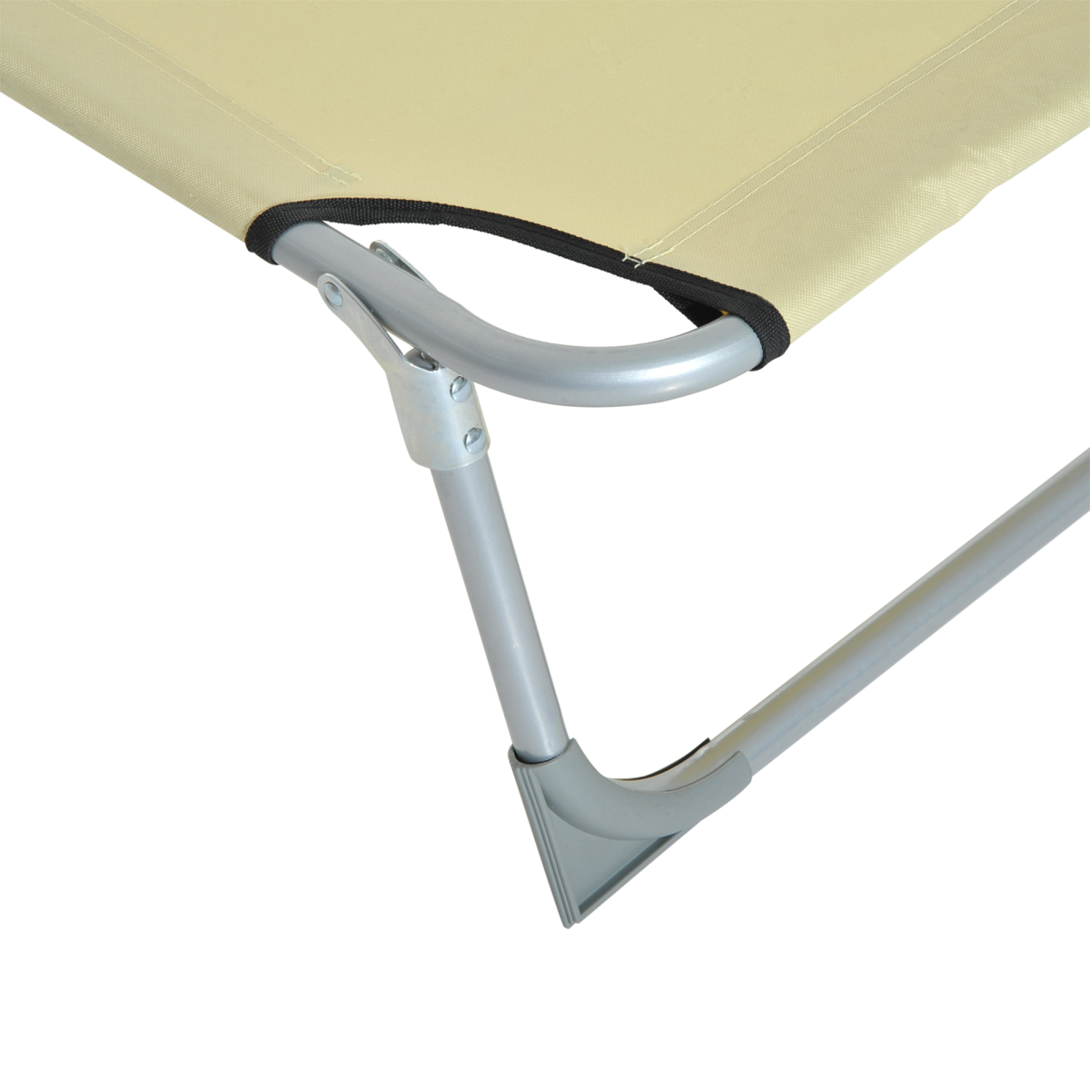 Camping Cot Picnic Sun Lounger Portable Folding Chaise Chair Patio Outsunny