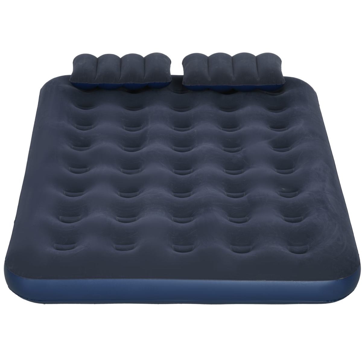 Outsunny Queen Inflatable Mattress with Hand Pump, Pillows, 203 x 152 x 22cm