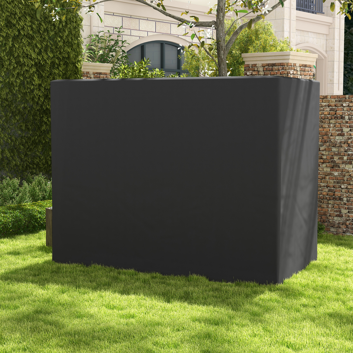 Outsunny 240x133cm 3-Seat Outdoor Garden Swing Chair Cover Water UV Resistant
