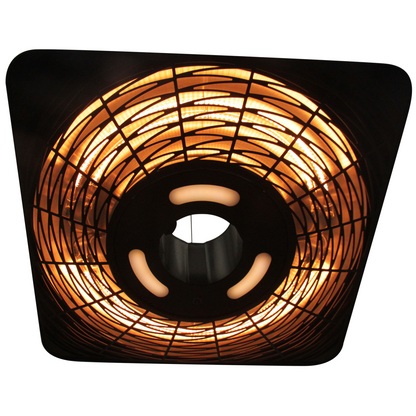 Outsunny 2000W Patio Electric Hanging Ceiling Heater Halogen Remote Aluminium
