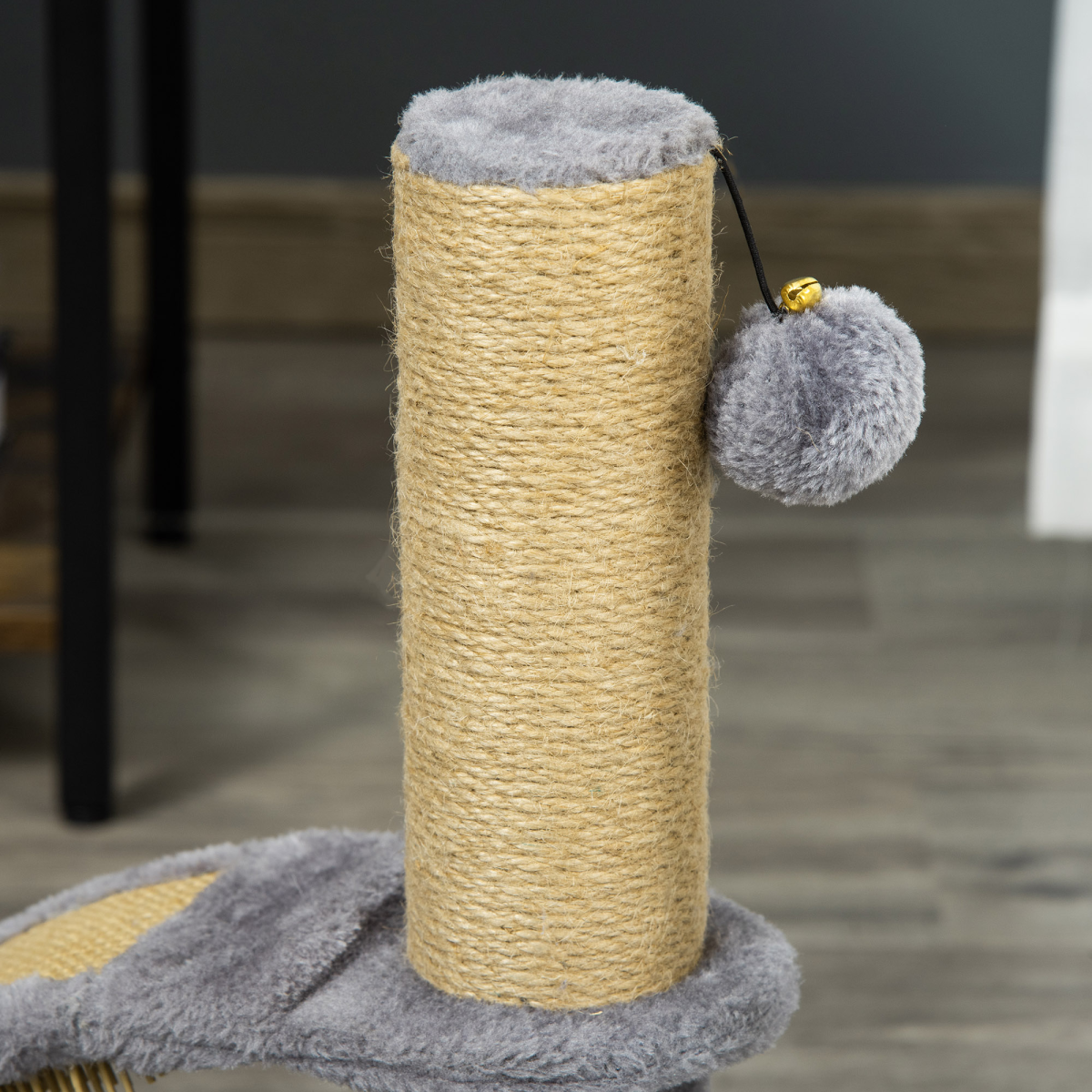 Cat Tree Climbing Activity Center with Scratching Massage Board Hanging Ball