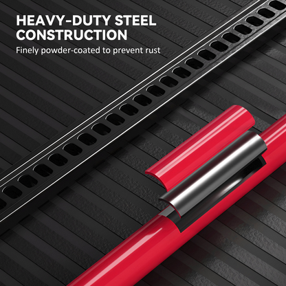 HOMCOM 33" 3 Tonne High Lift Farm Jack for 4x4 Tractors Trucks, Red