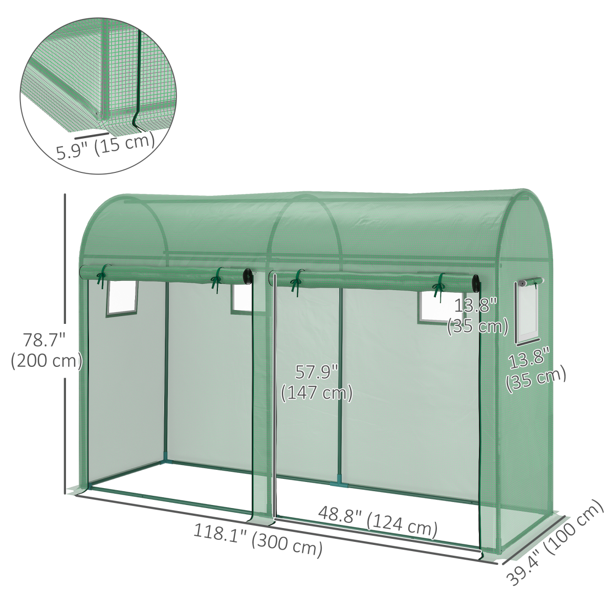Mini Walk-in Greenhouse