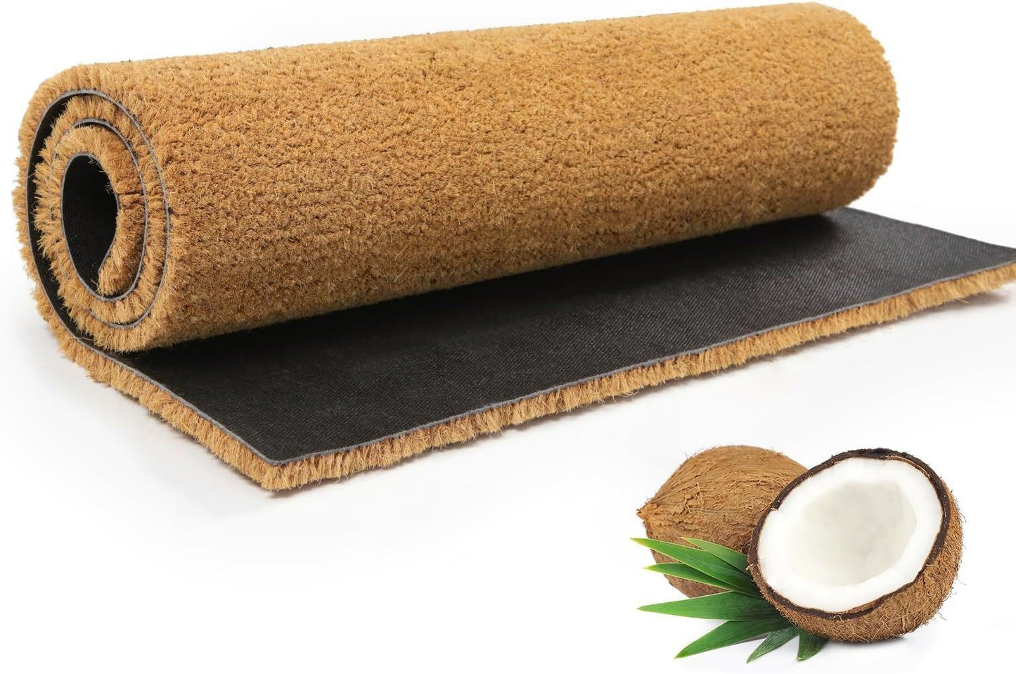 Plain Coir 100cm x 125cm - Brown
