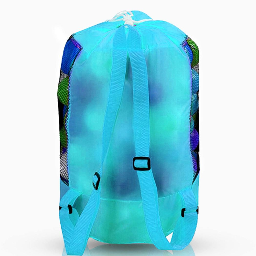 Doodle Nylon Toy Storage Bag and Play Mat - Blue