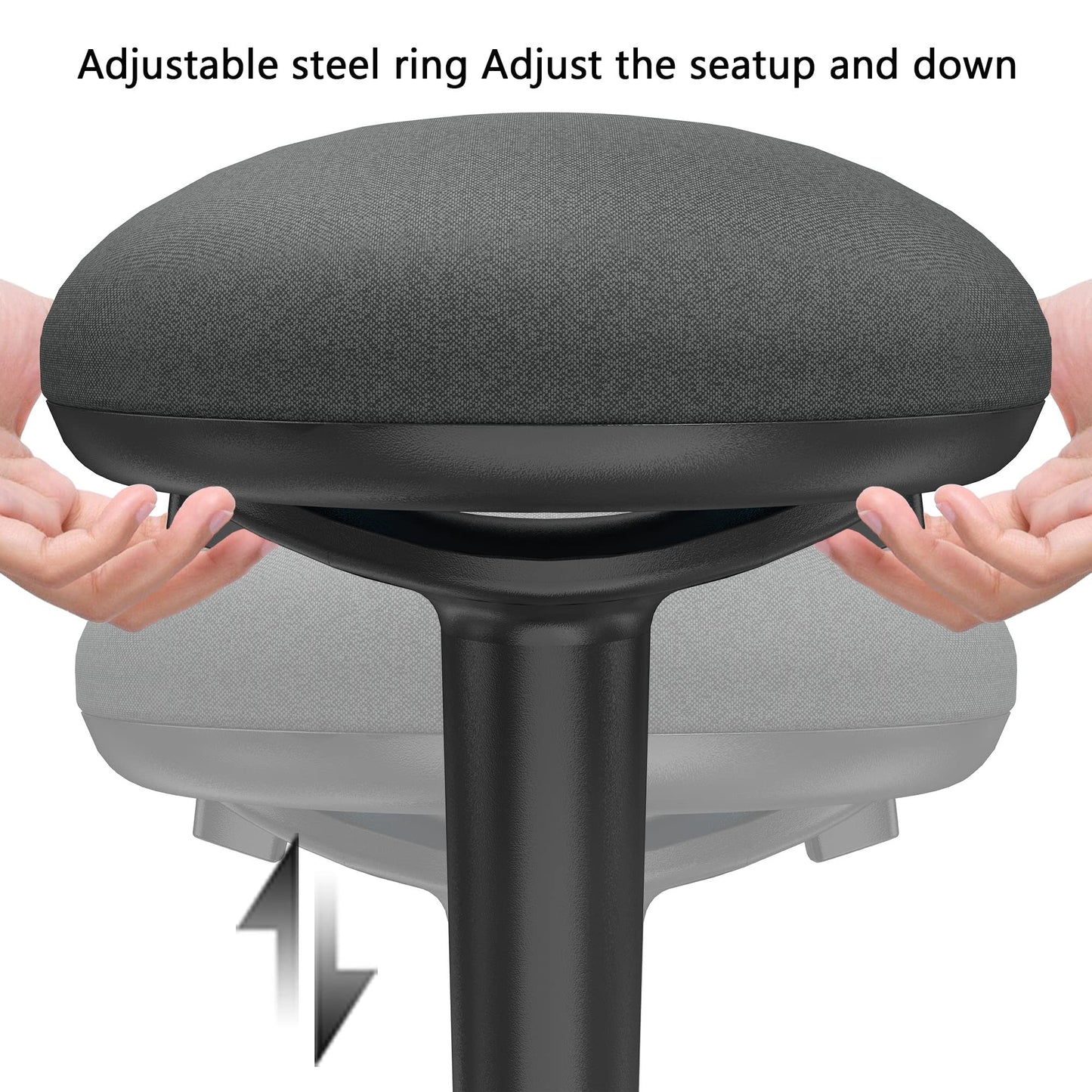 Ergooffile Ergonomic Standing Stool, Height Adjustable Perching Chair