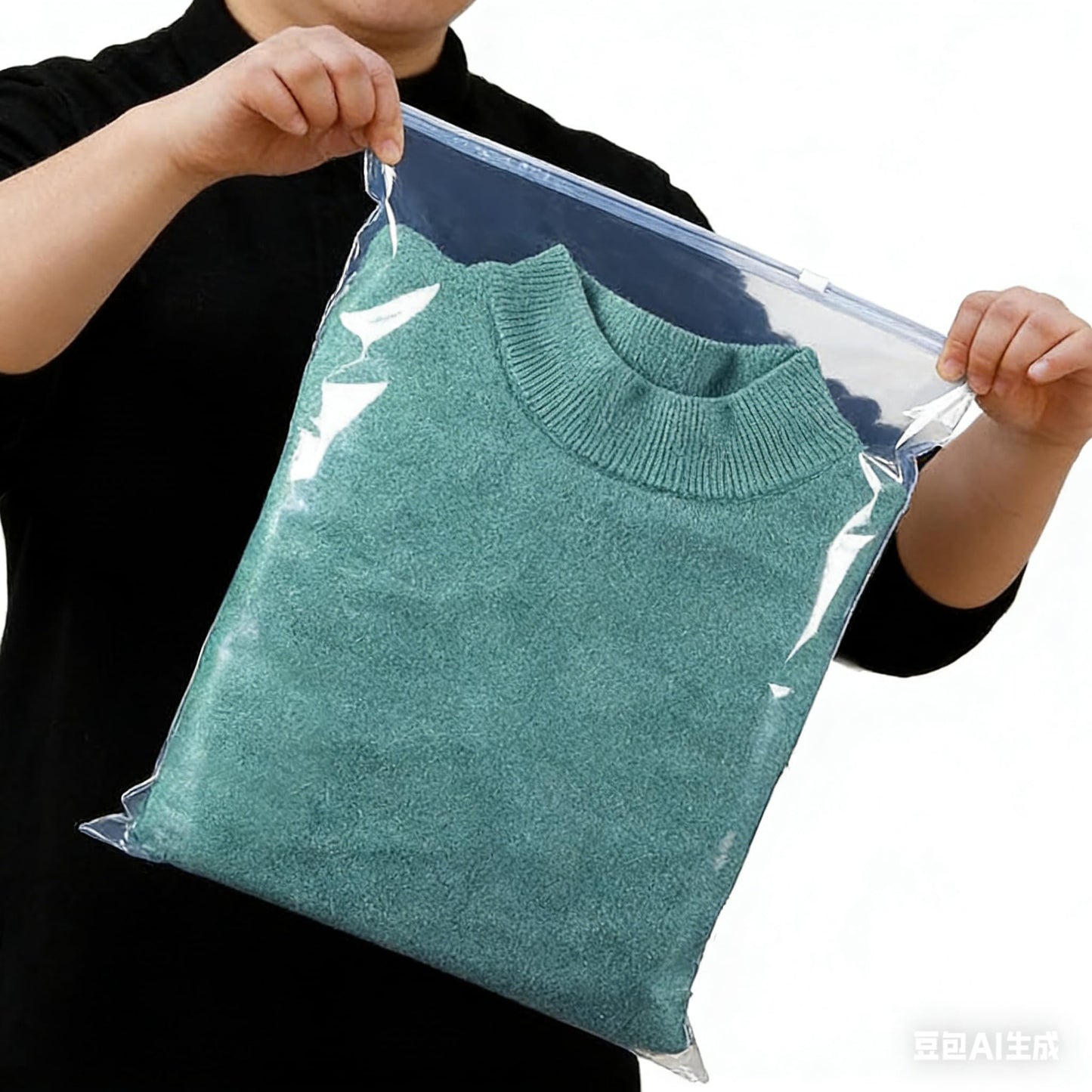 ATB-Foger 30Pcs Plastic Zip-Lock Seal Clothes Bags Plastic Travel Storage Bags for Clothes,Shoes,Cosmetics,Suitcase Organiser Bags 25x35cm