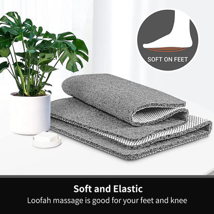 Bingobang Bath Mats Non Slip,Shower Mat Rubber 60x40cm,Extra Soft Anti-Mould, Machine-Washable,For Bathroom Floor,BathtubGrey