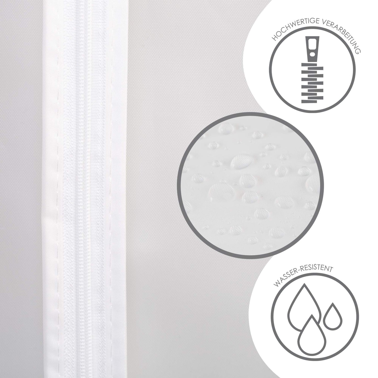 Bruce.® 6x Clear PEVA Garment Bags 100x60 cm – Transparent