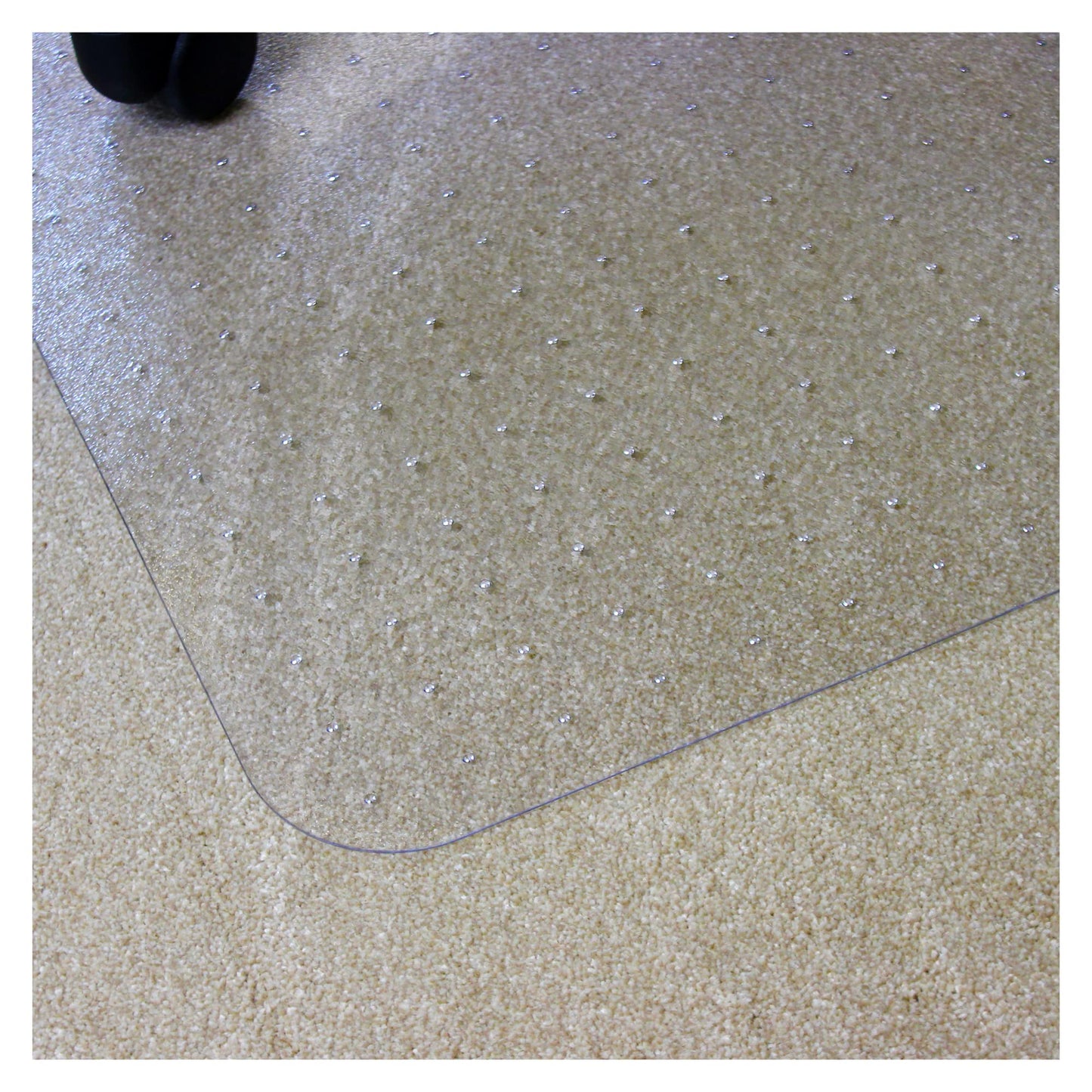 Marvelux 75 x 120cm Durable Eco Friendly Office Chair Mat for Low and Standard Pile Carpets, Rectangular Clear Enhanced Polymer Carpet Protector, Made