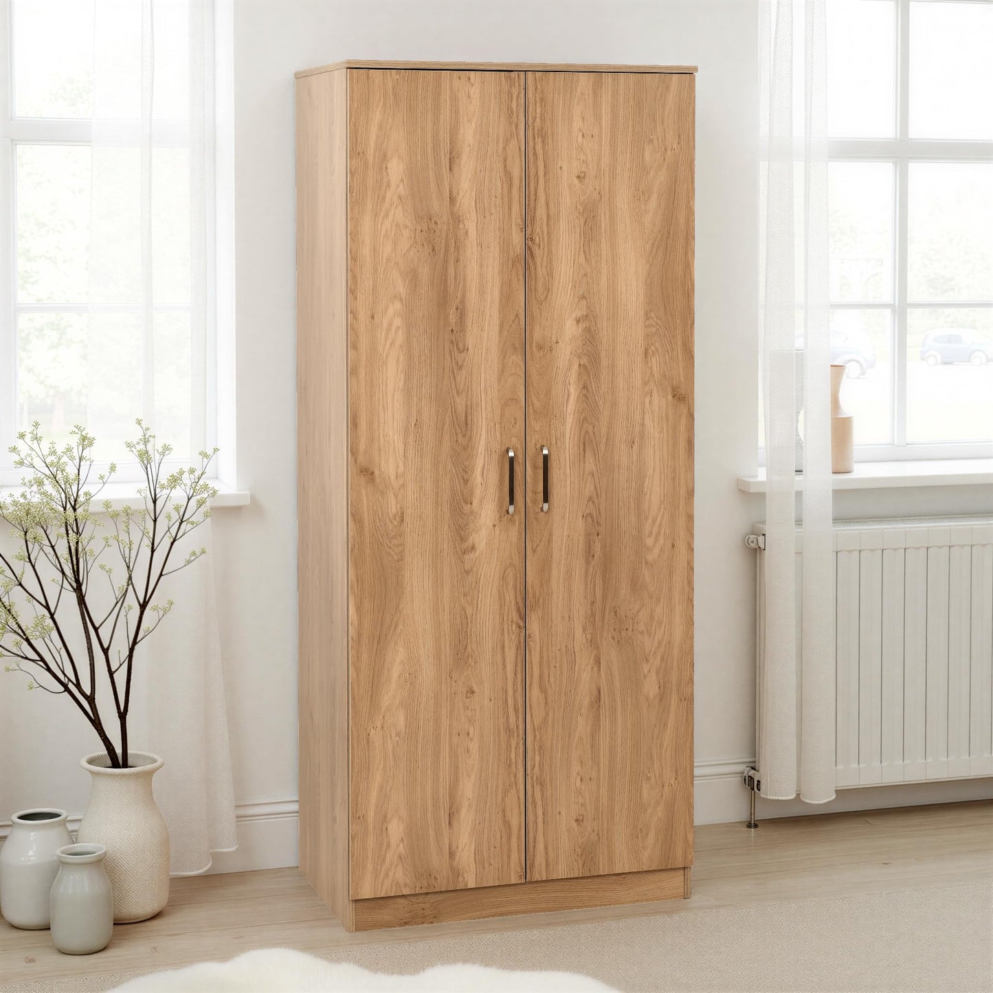 Seconique Dakota 2 Door Wardrobe in Oak