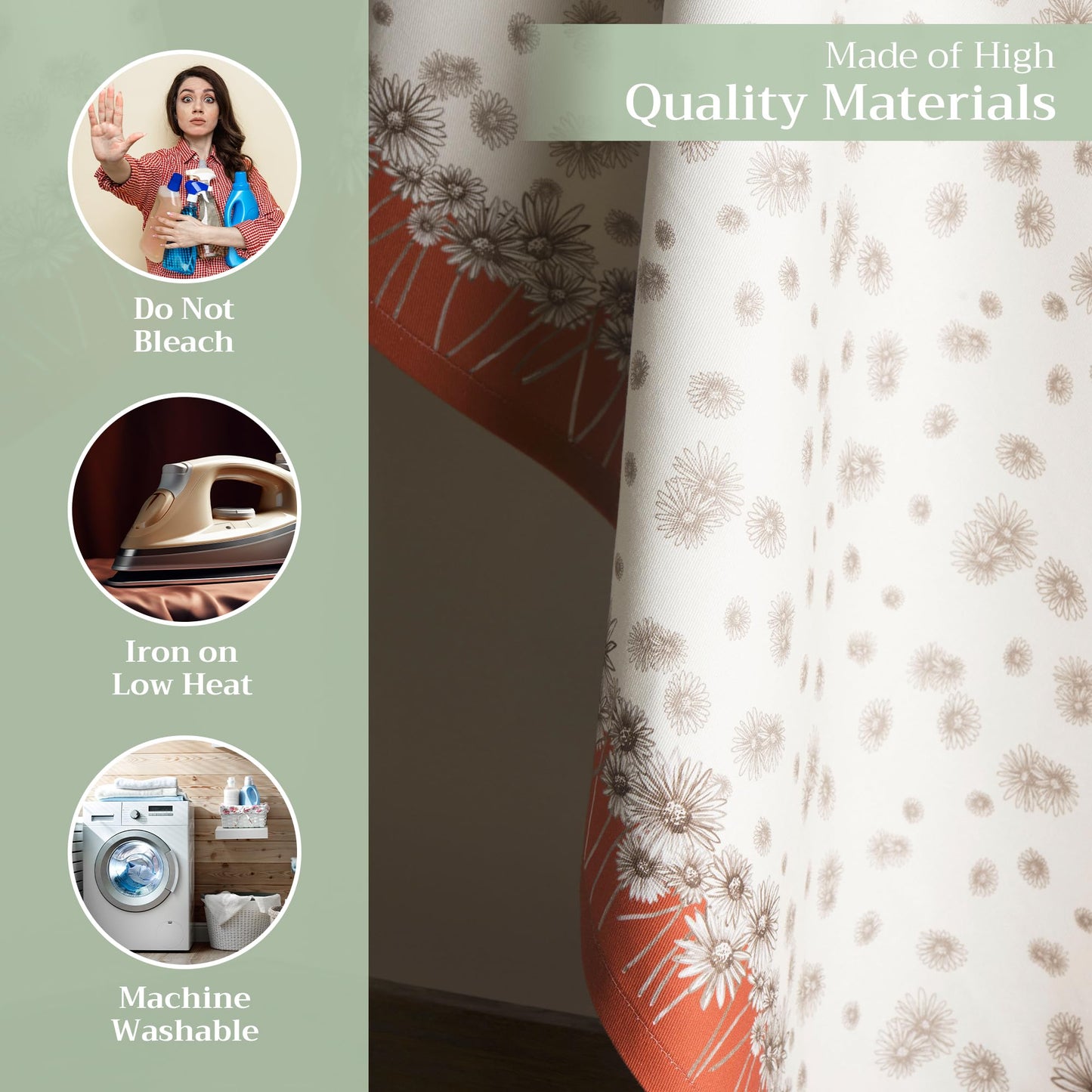 Maison d' Hermine Kitchen Towels Set of 3 Reusable 100% Cotton 70cm x 50cm