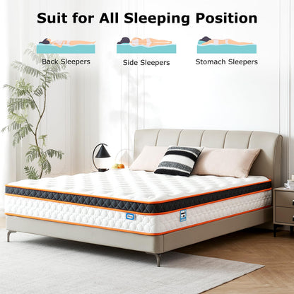 SEZMOONSI King Size Mattress 5FT, King Bed Mattresses 150x200x23cm
