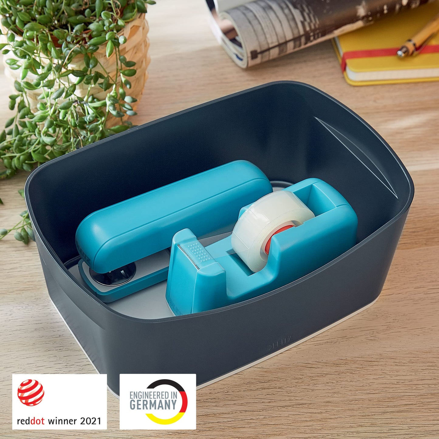 Leitz L:MyBox Storage Tray Cosy velvet grey