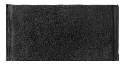 RIZO Top Towel - Set of 2 Bidet Towels - Bath Towels - Small Towels - 100% Combed Cotton - 600 g/m2 - Measure 30 x 50 cm - Black