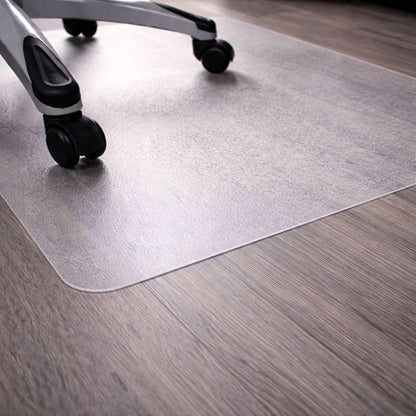Marvelux Durable Polycarbonate Office Chair Mat for Hard Floors, 75 x 120cm