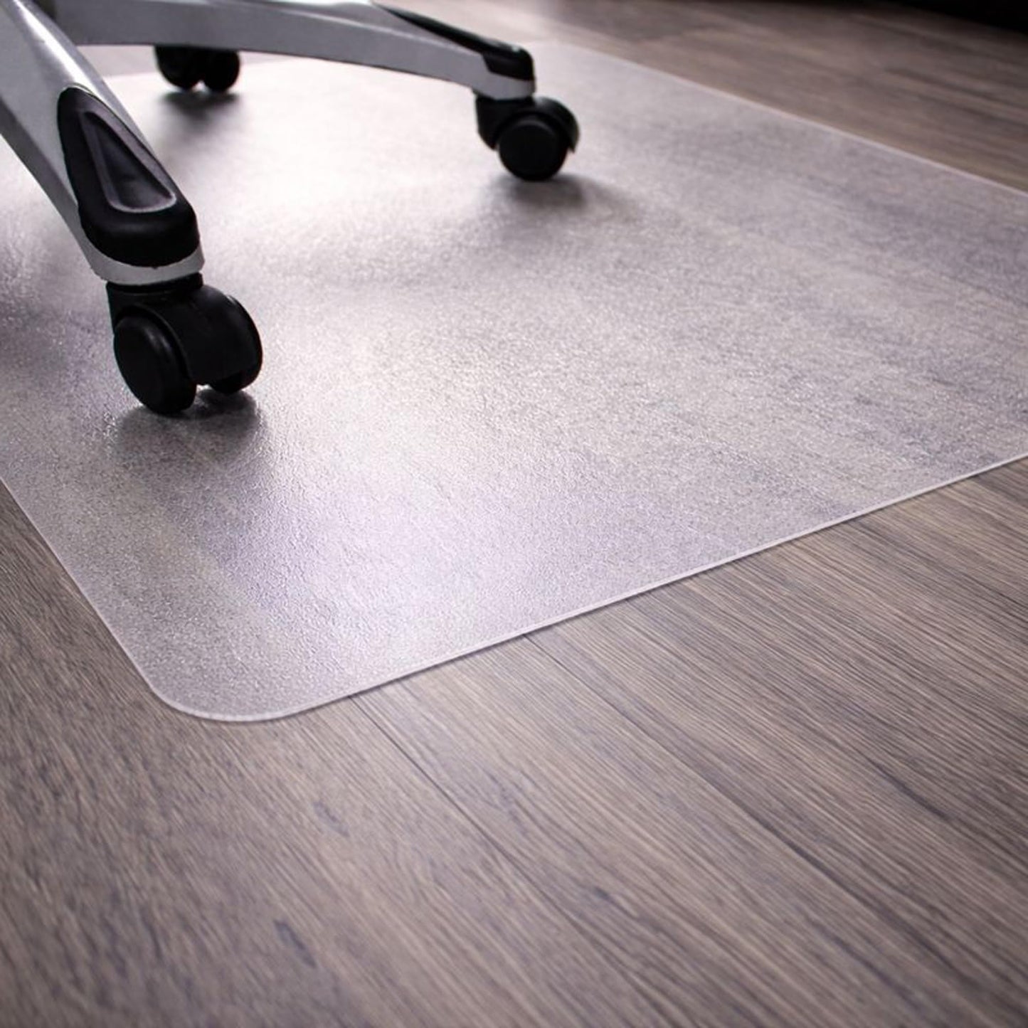 Marvelux Large Polycarbonate Office Chair Mat for Hard Floors, 120 x 150cm