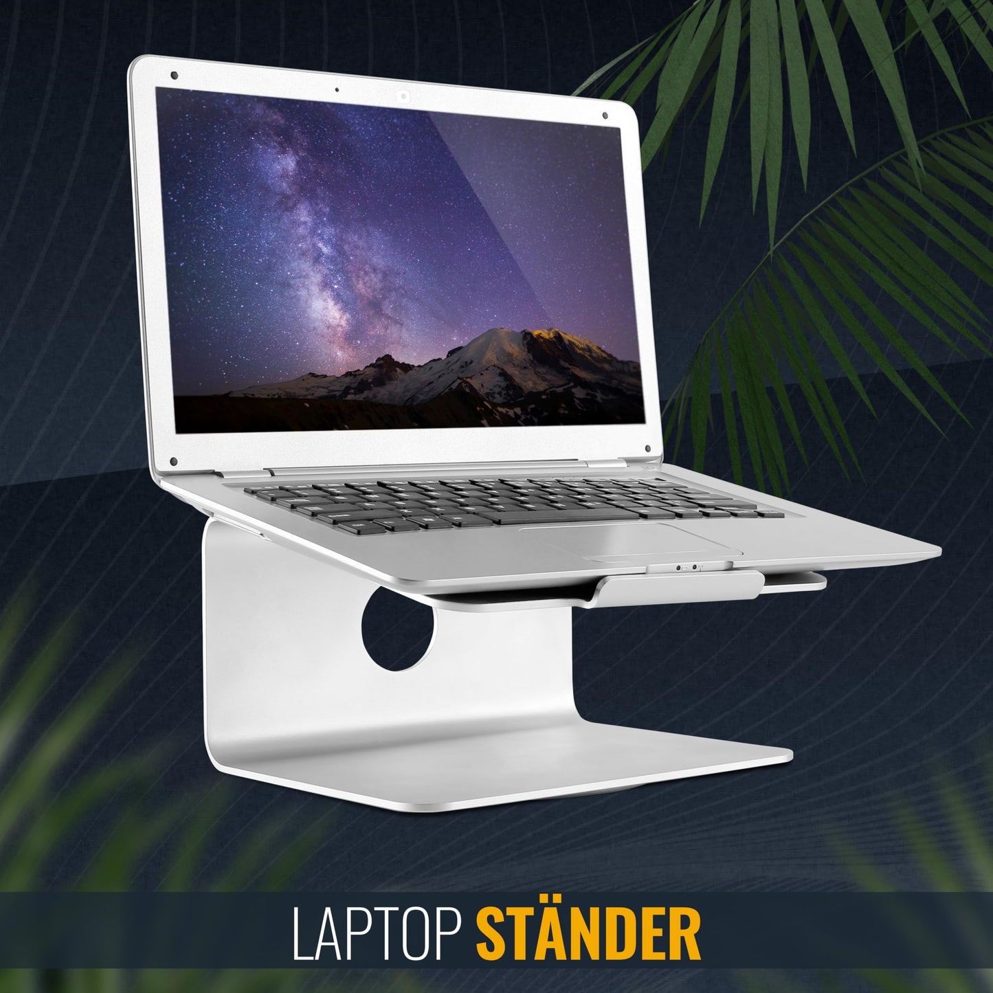 RICOO MacBook Stand MTS-02 Universal Laptop Notebook Air Pro Lap Tray Rack Organiser Ergonomic Single Screen Heightening Tablet Holder Swivel Rotate