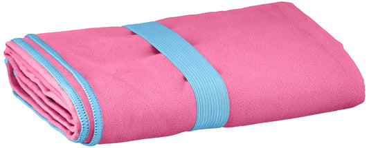 Playshoes Unisex Multifunctional Towel, Microfibre Bath Towel Portable Blanket, Pink, 90 x 200 cm
