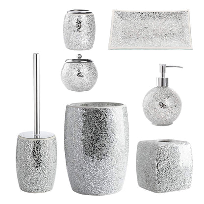 WHOLE HOUSEWARES | Modern Toilet Brush Set | Toilet Bowl Brush and Holder | Bathroom Accessory Set | Toilet Brushes for Bathroom