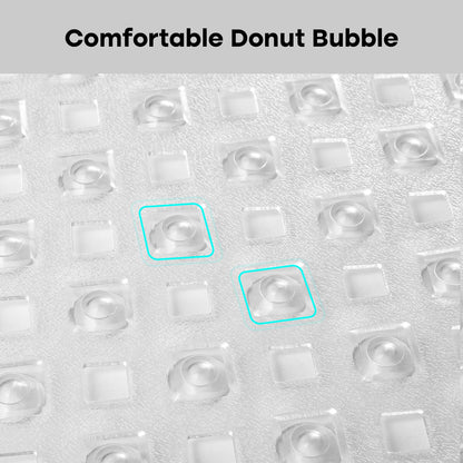 XIYUNTE Square Shower Mat Non Slip Anti Mould - 53 x 53cm Bath Mat Non Slip Shower Mats for Inside Shower