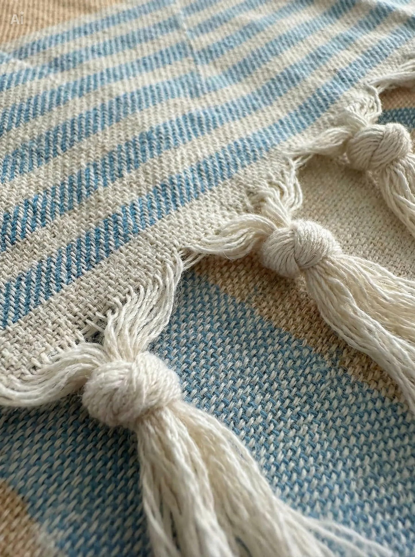 WEFLORIA Turkish Peshtemal Towel – Lightweight Quick Dry Beach & Spa Towel, Oversized Cotton Hammam Towel with Tassels – Travel, Pool, Bath, Sauna