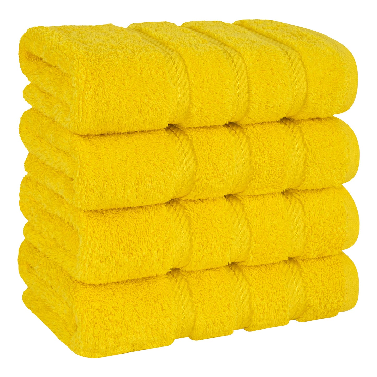 American Soft Linen Luxury Hand Towels for Bathroom, 600 GSM 100% Cotton Turkish 4 Piece Hand Towel Set, 600 GSM Hand Face Towels for Kitchen