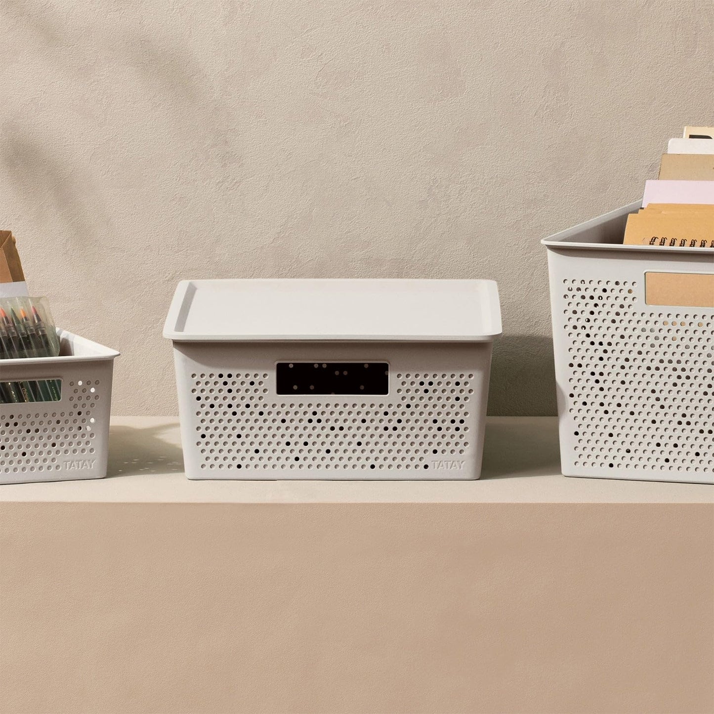 TATAY Storage Basket Bohol 12 L Optimal Ventilation Modular Storage Design