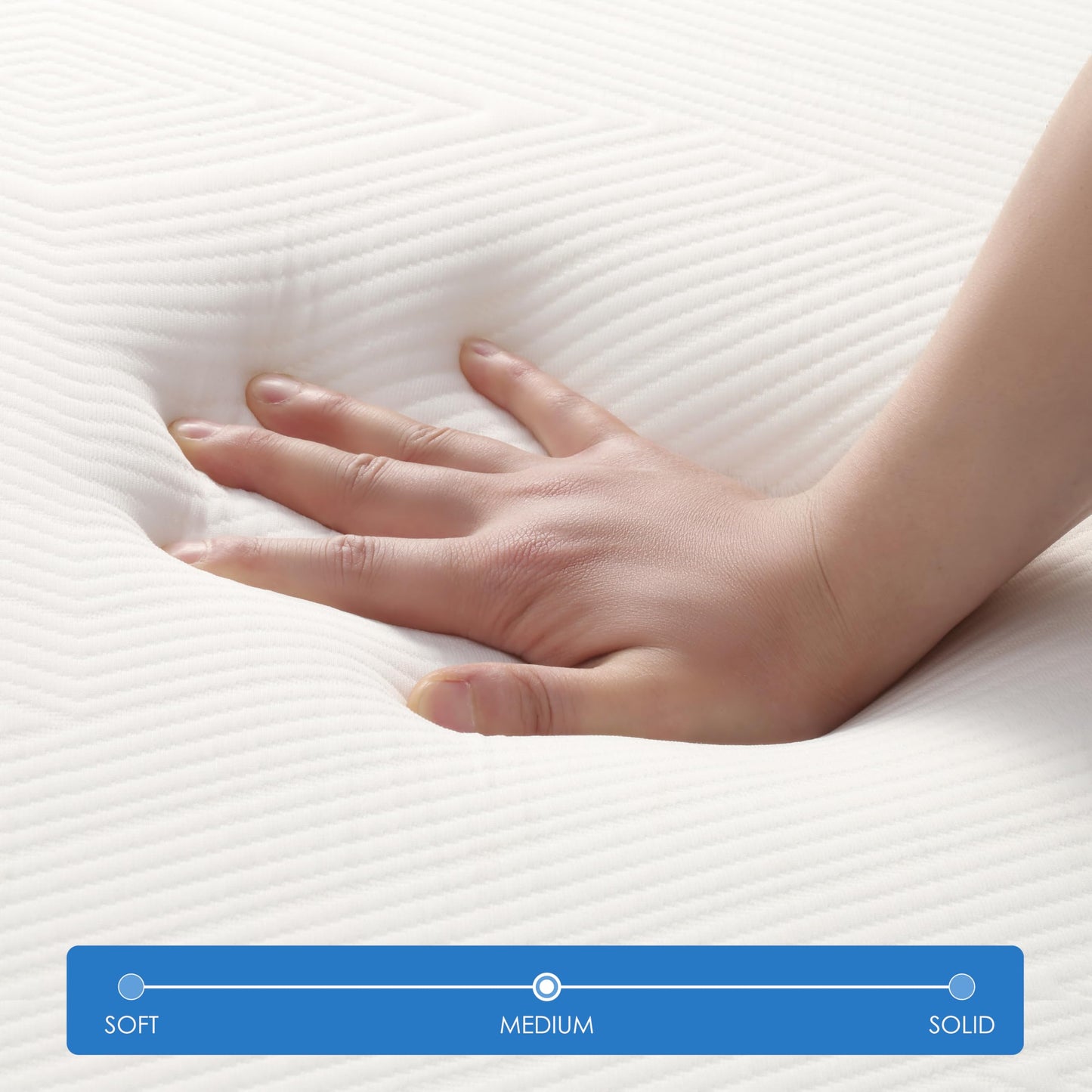 DEWINNER Folding Mattress Small Single, 75x190x10cm