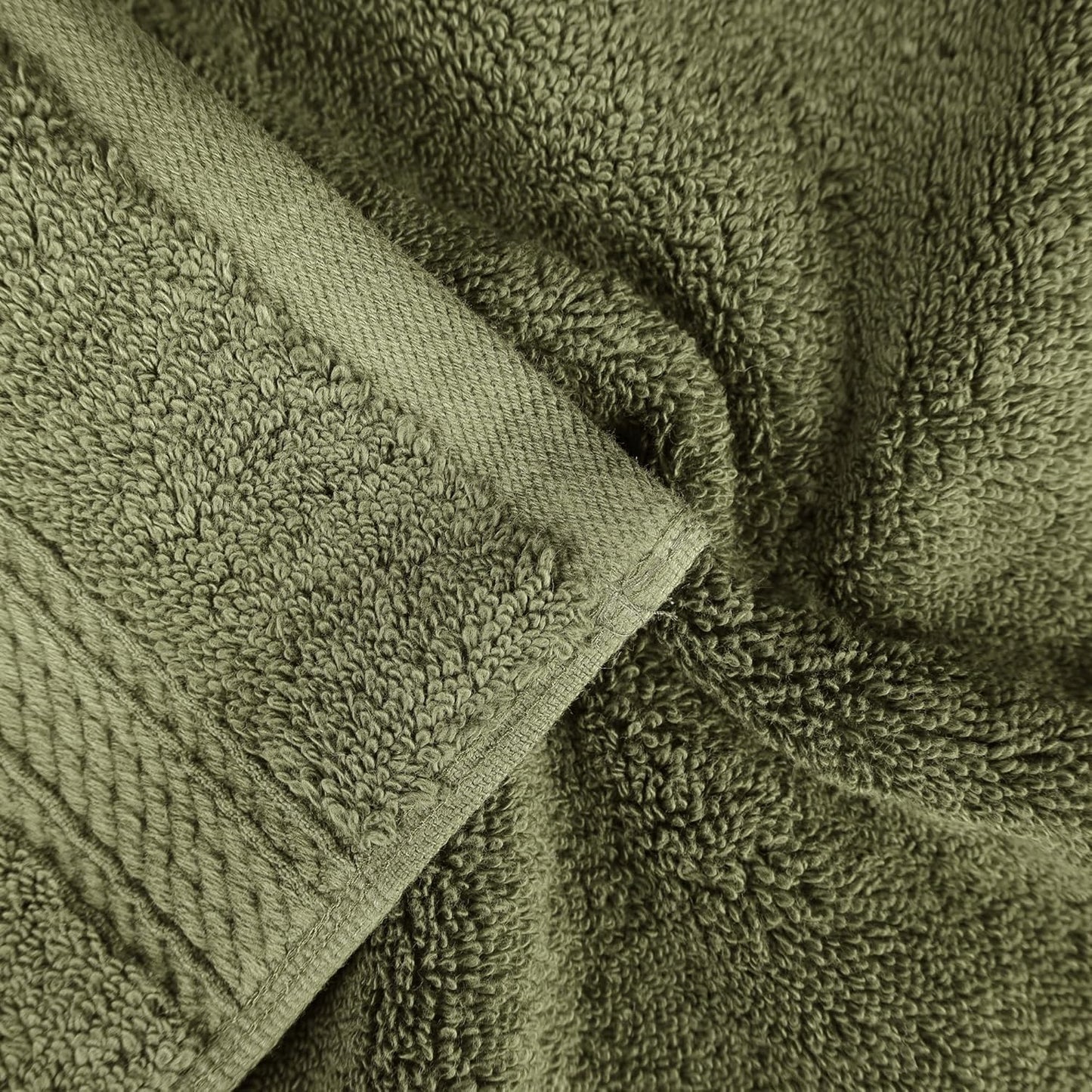Superior Egyptian Cotton Pile Bath Sheet Set of 2, Ultra Soft Luxury Towels, Thick Plush Essentials, Absorbent Heavyweight, Guest Bath, Hotel, Spa