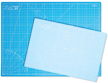 Elan A1 Cutting Mat Blue, 5-Ply Hobby Board for Crafts 90X60 CM, Large Self Healing Cutting Mat A1, Large Craft Board for Sewing & Quilting