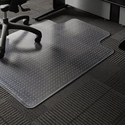 WASJOYE Office Chair Mat for Carpet, 90x120 cm Clear Carpet Floor Protector 2.2mm Thick T shape