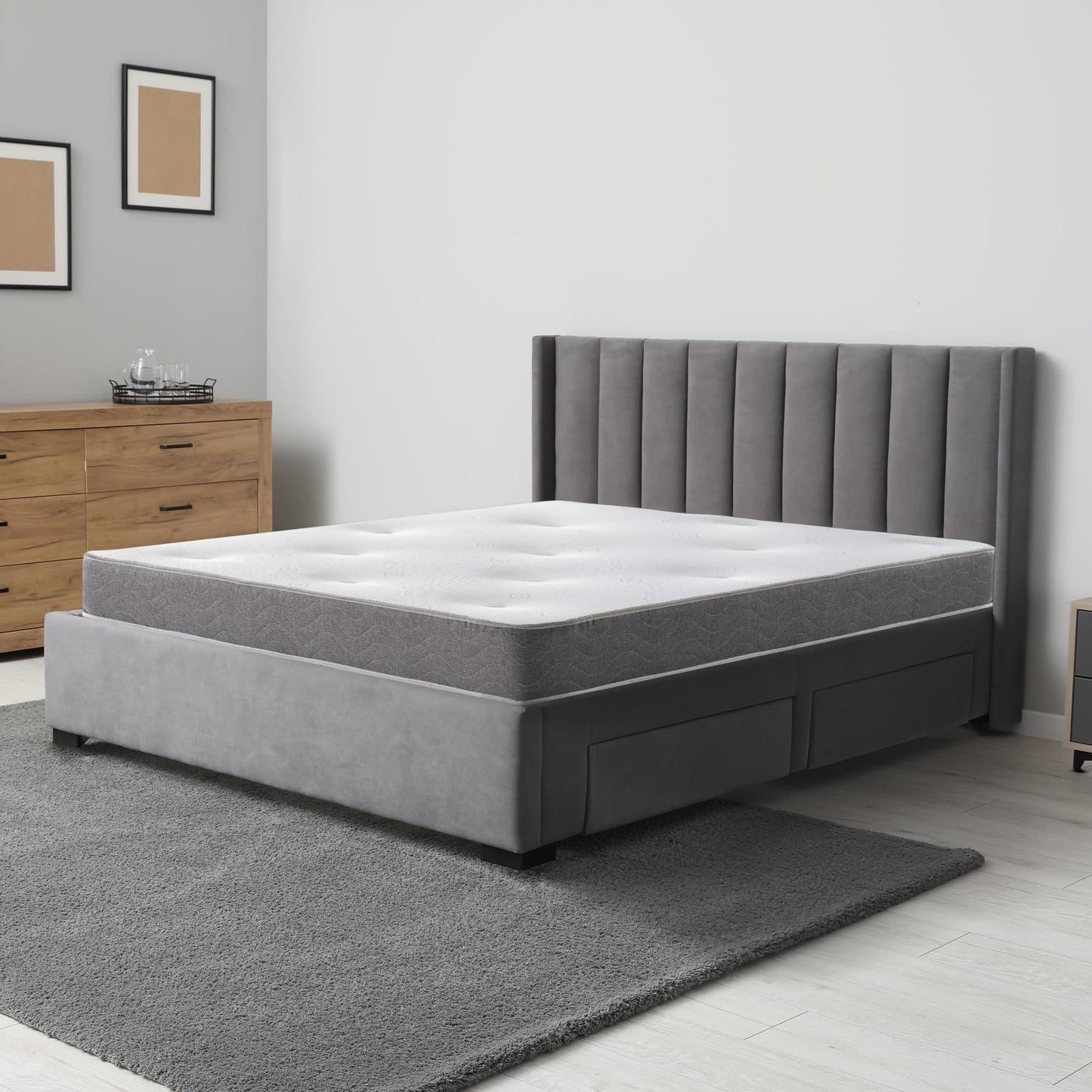 eXtreme comfort ltd InfinityTuft Grey Small Single Mattress