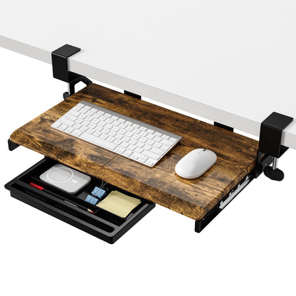 ETHU Small Under Desk Keyboard Tray 500x300mm