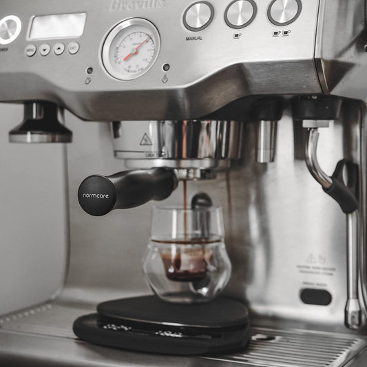 Normcore 58mm Bottomless Portafilter | Bottomless Naked Portafilter | Filter Basket Included | Fits Breville Sage Dual Boiler Espresso Machine