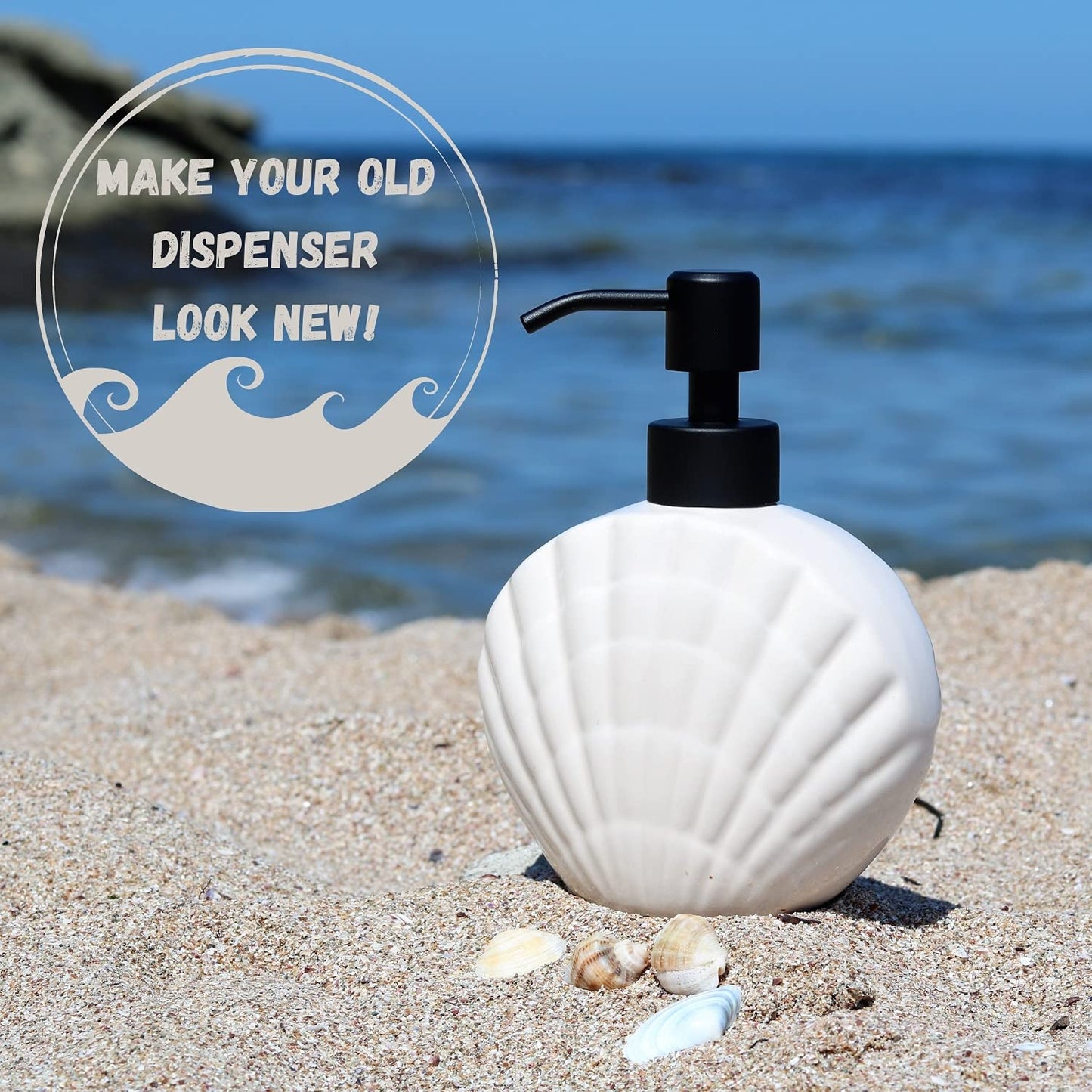 Soap Dispenser Pump Replacement Head Stainless Steel 28mm