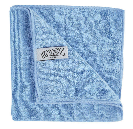 Exel 3 X 10 Pack of Microfibre Magic Cleaning Cloths. Chemical Free Cleaning. Anti Bacterial Microfibre Cloths for Amazing Smear Free Wiping. Cleaning