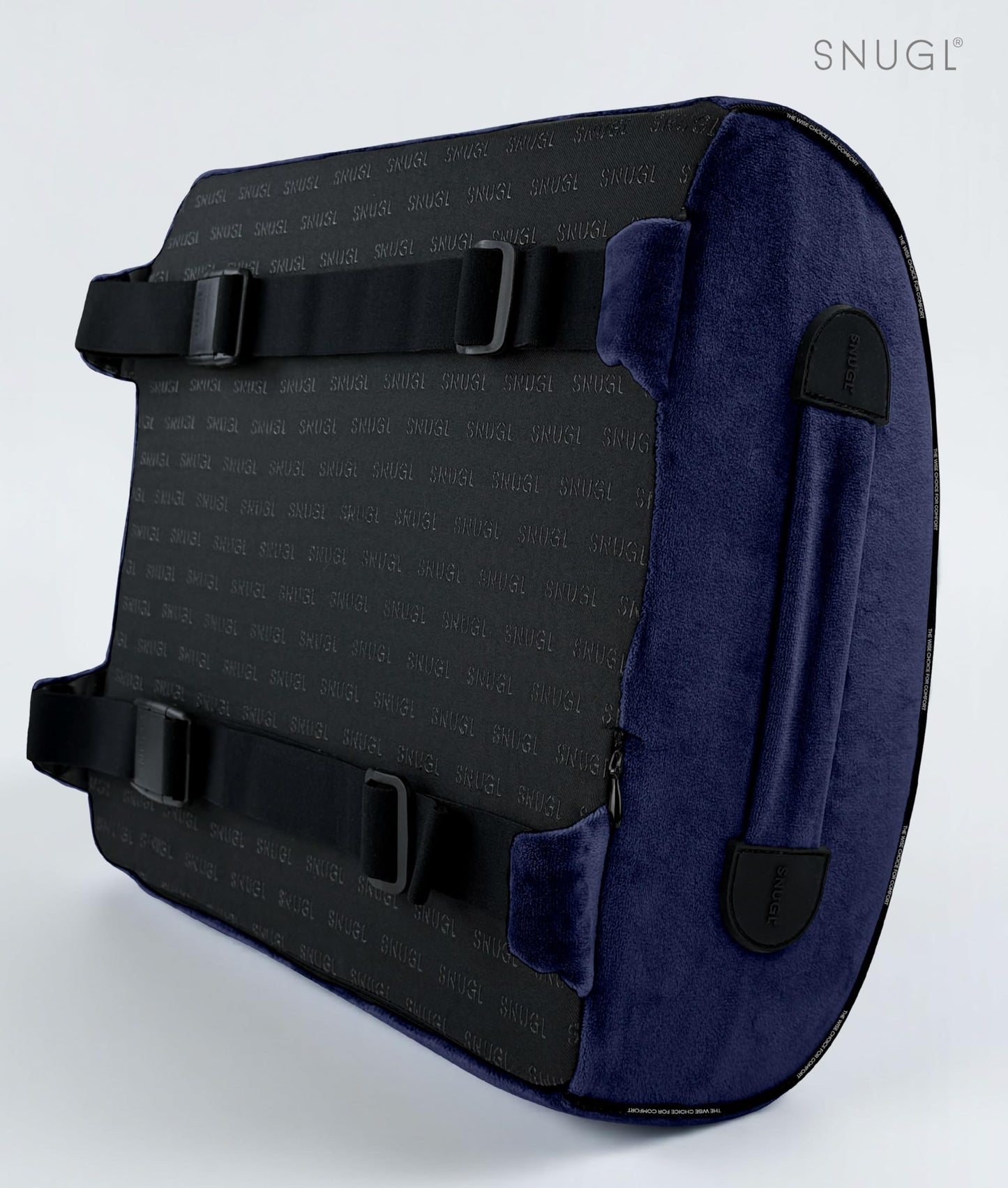 SNUGL Lumbar Support Cushion | Seat Cushions | Back Support for Office Chair | Posture Corrector Men & Women | Car Seat Cushion