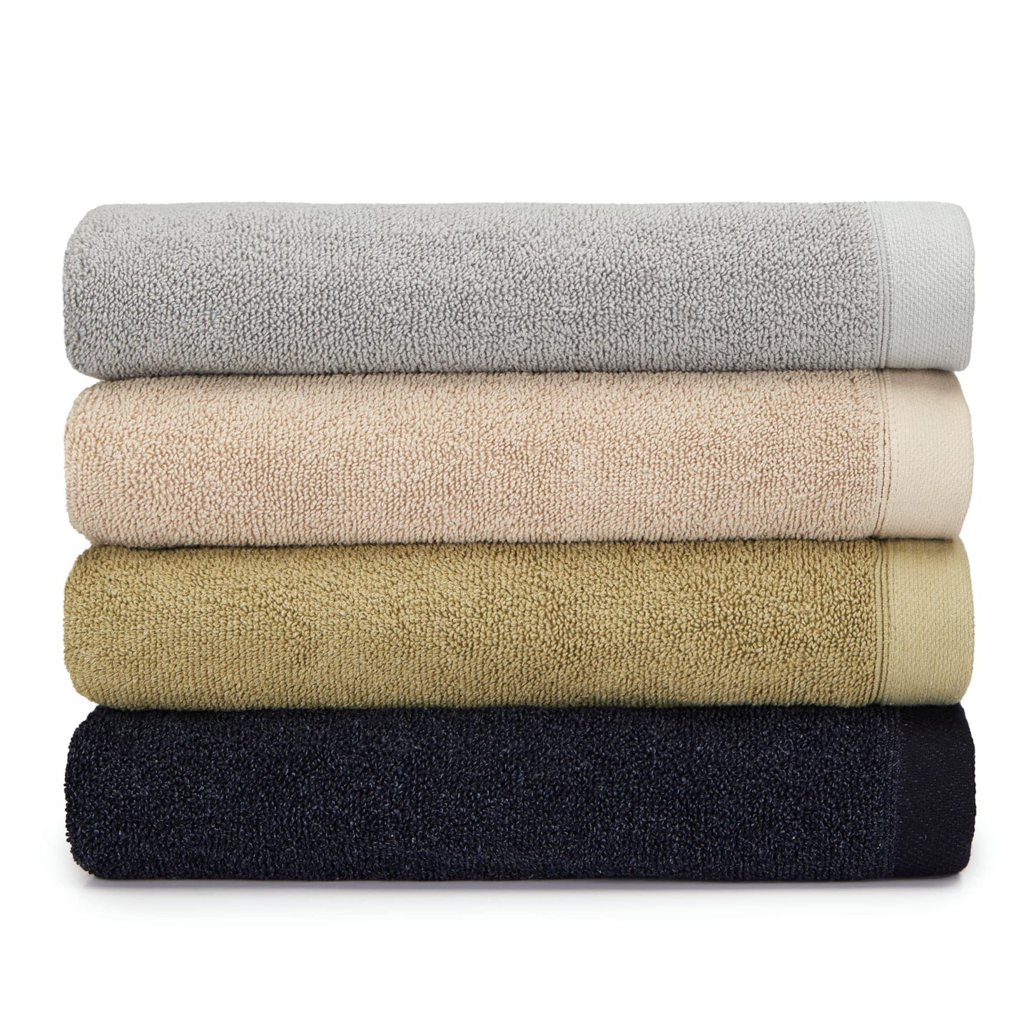 Drift Home - Natural Hand Towel (50 x 90cm) - Soft & Absorbent 600GSM Premium - Sustainable Cotton (BCI) - Recycled Bottles - Ideal for Bathroom, Gym