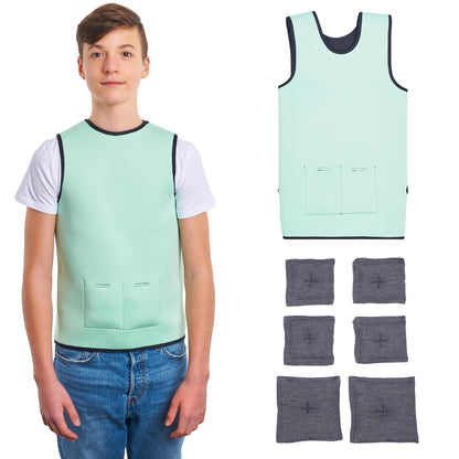 Weighted Vest for Kids | Provide Deep Pressure Comfort | ADHD Tools for Kids | Autism Sensory Clothing | Adjustable Weighted Vest | Weighted