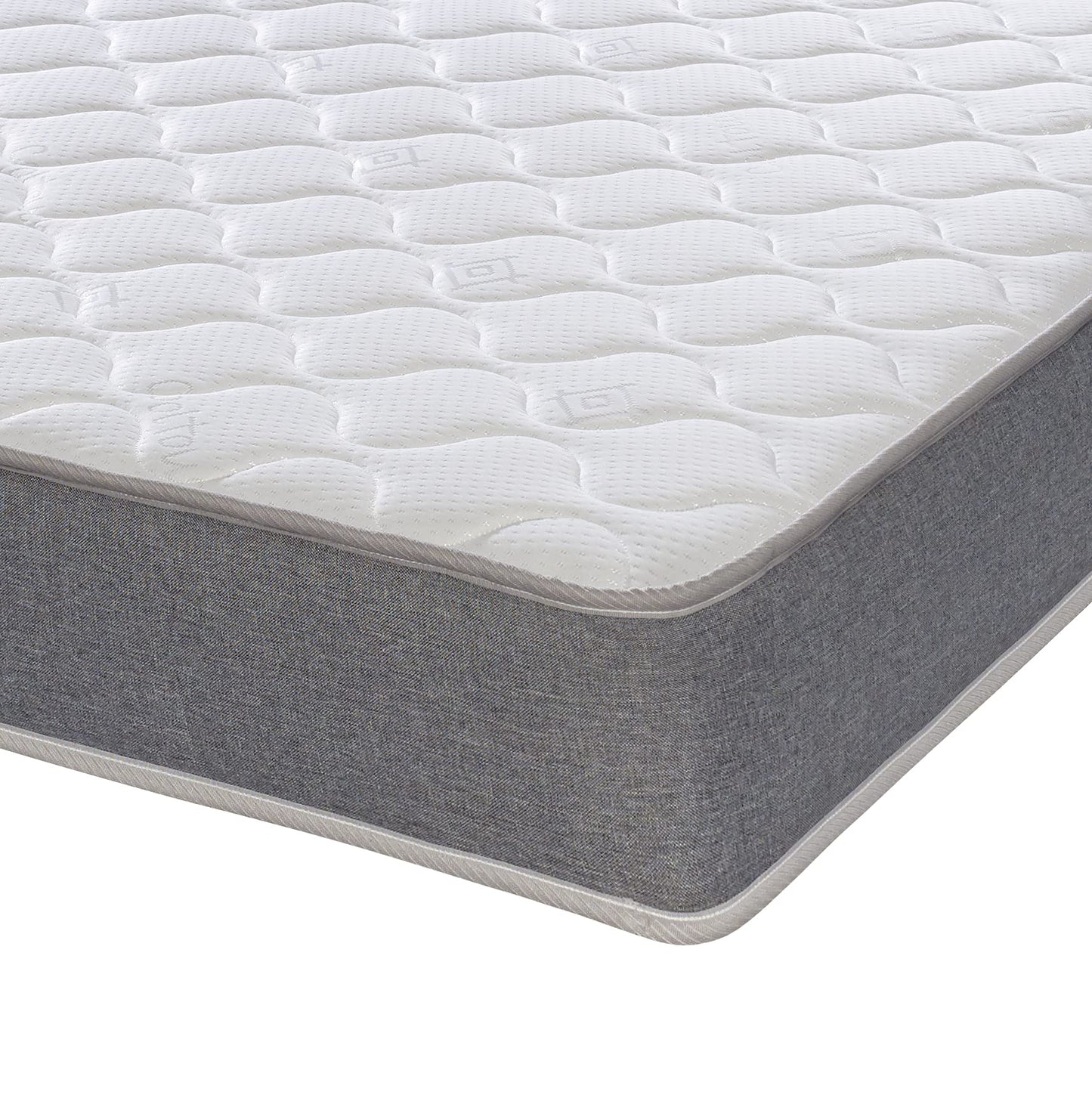 eXtreme comfort ltd Grey Essentials King Mattress 5FT (150x200cm) | Foam-Free Bonnell Spring | Cooltouch Breathable Cover | Plush Comfort Support