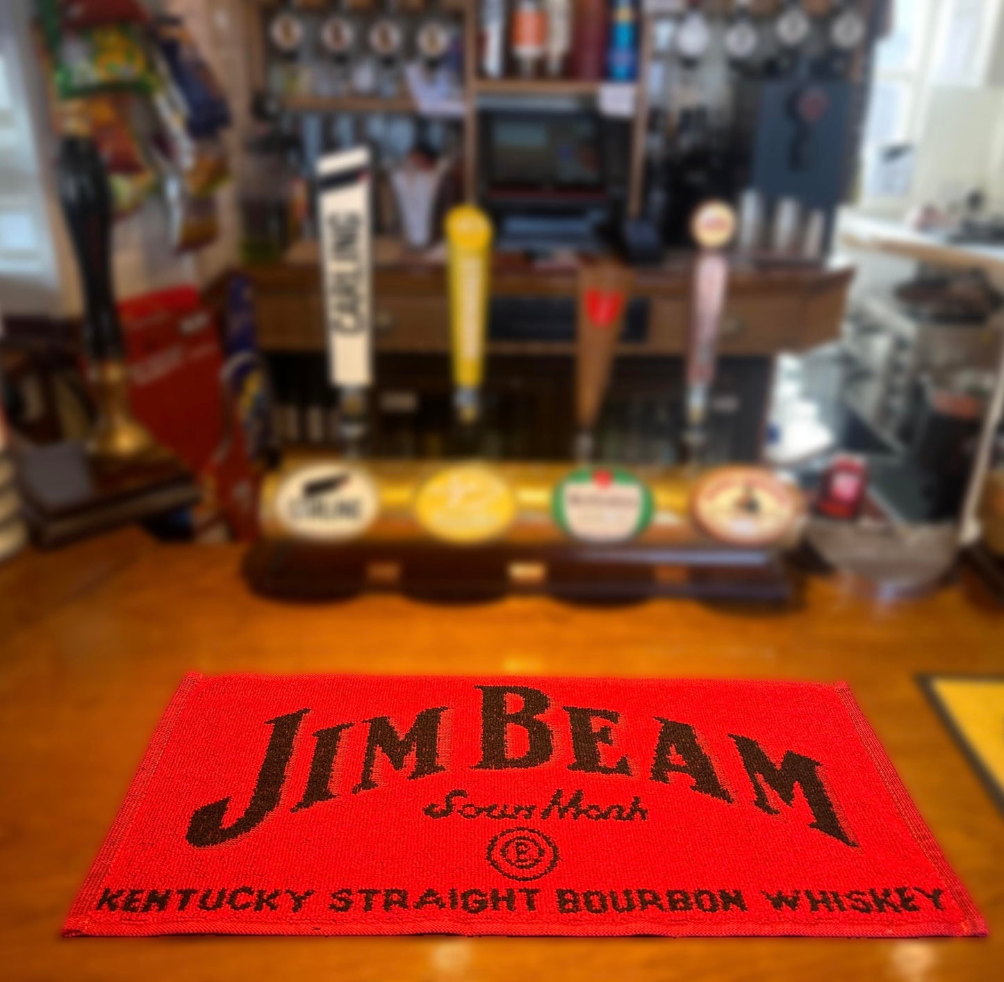 Alcohol Jim Beam Bar Towel - Official Branded Jim Beam For Home Bars & Pubs