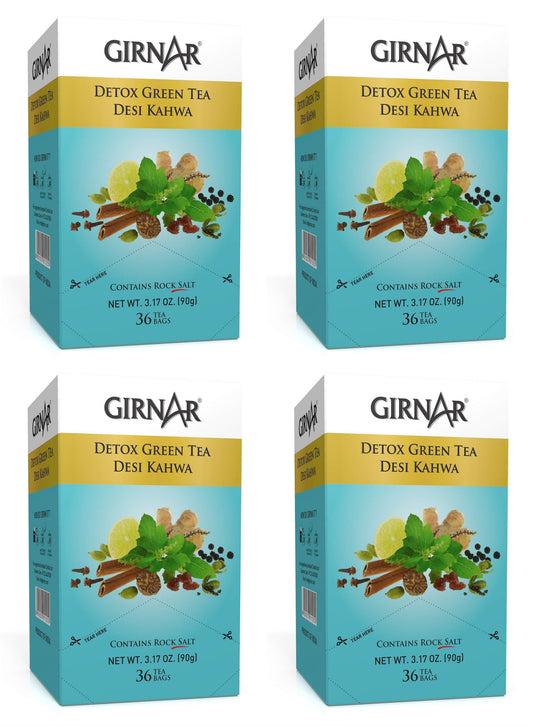 Girnar Detox Green Tea (36 Tea Bags), 4560 g